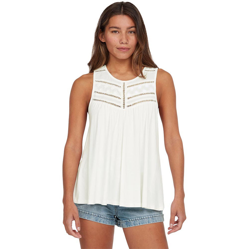 O'Neill Essentials Tokeena Embroidery Tanktop Damen snow white