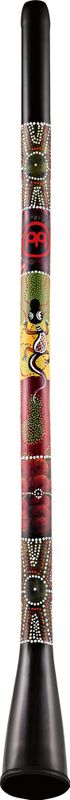 Meinl Percussion Synthetic Series Didgeridoo - 51 inch / 130 cm S-vorm Didgeridoo - C stemming - Kunststof, Veelkleurig (SDDG2-BK)