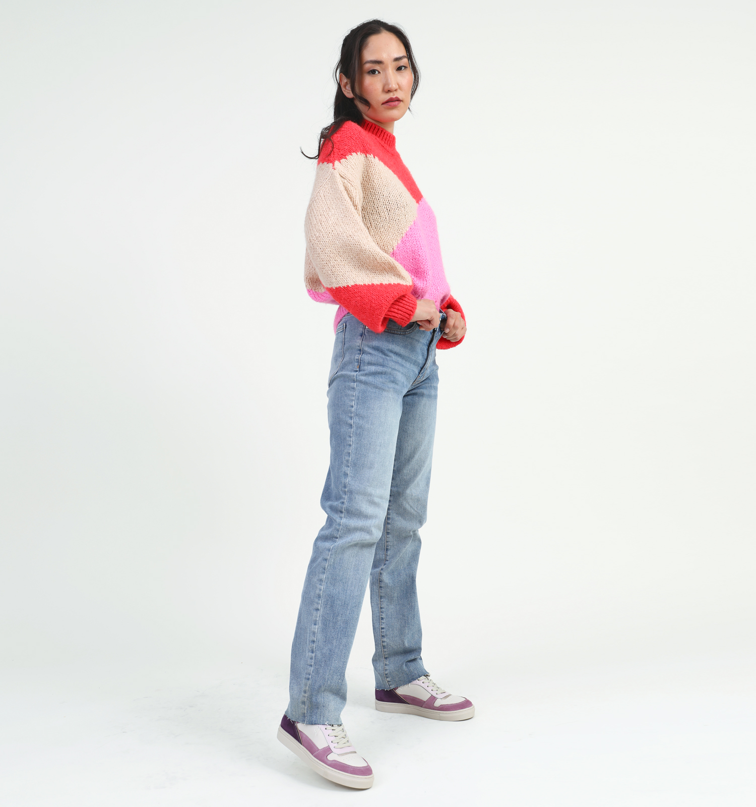 Straight leg jeans blauw L32