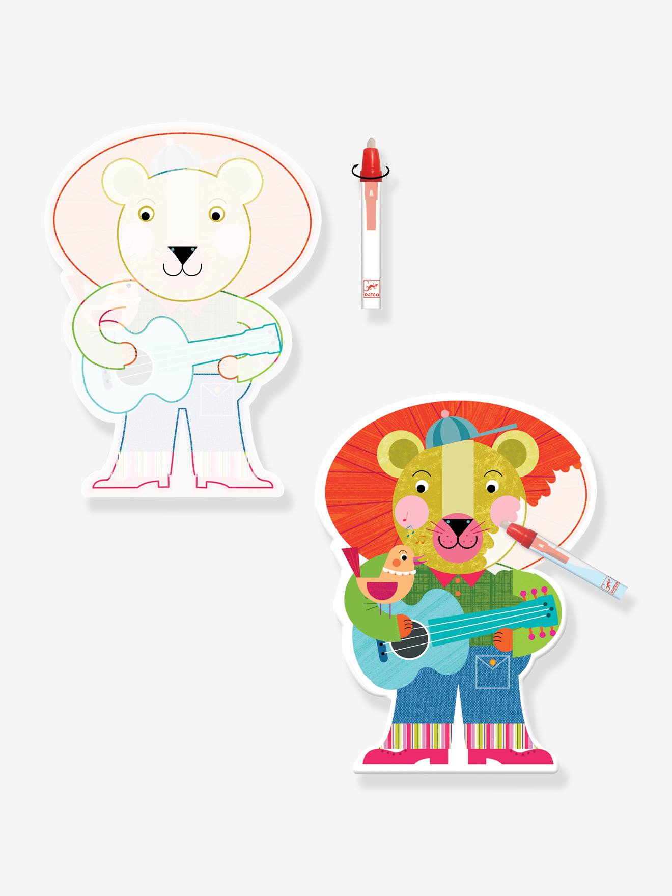 Páginas para colorir em aquarela 