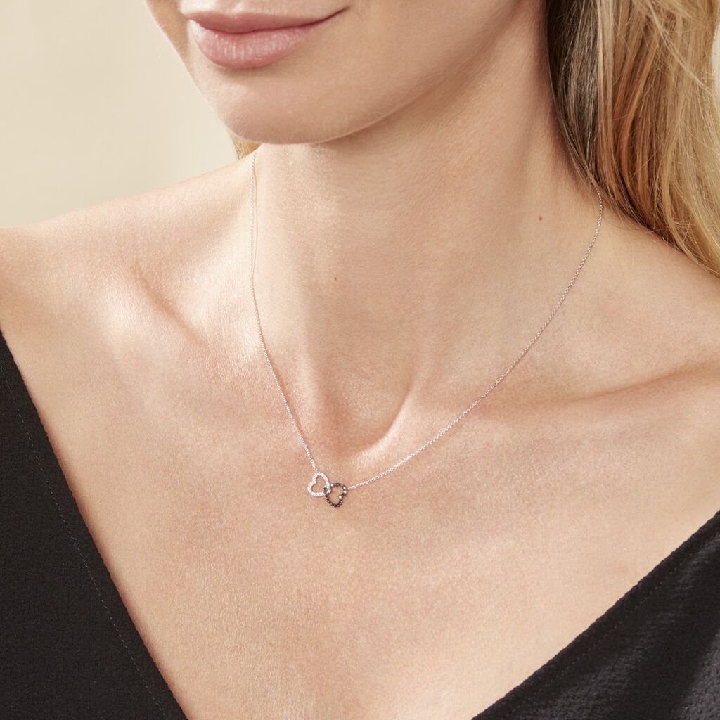 Collier Miranda Or Blanc Diamant
