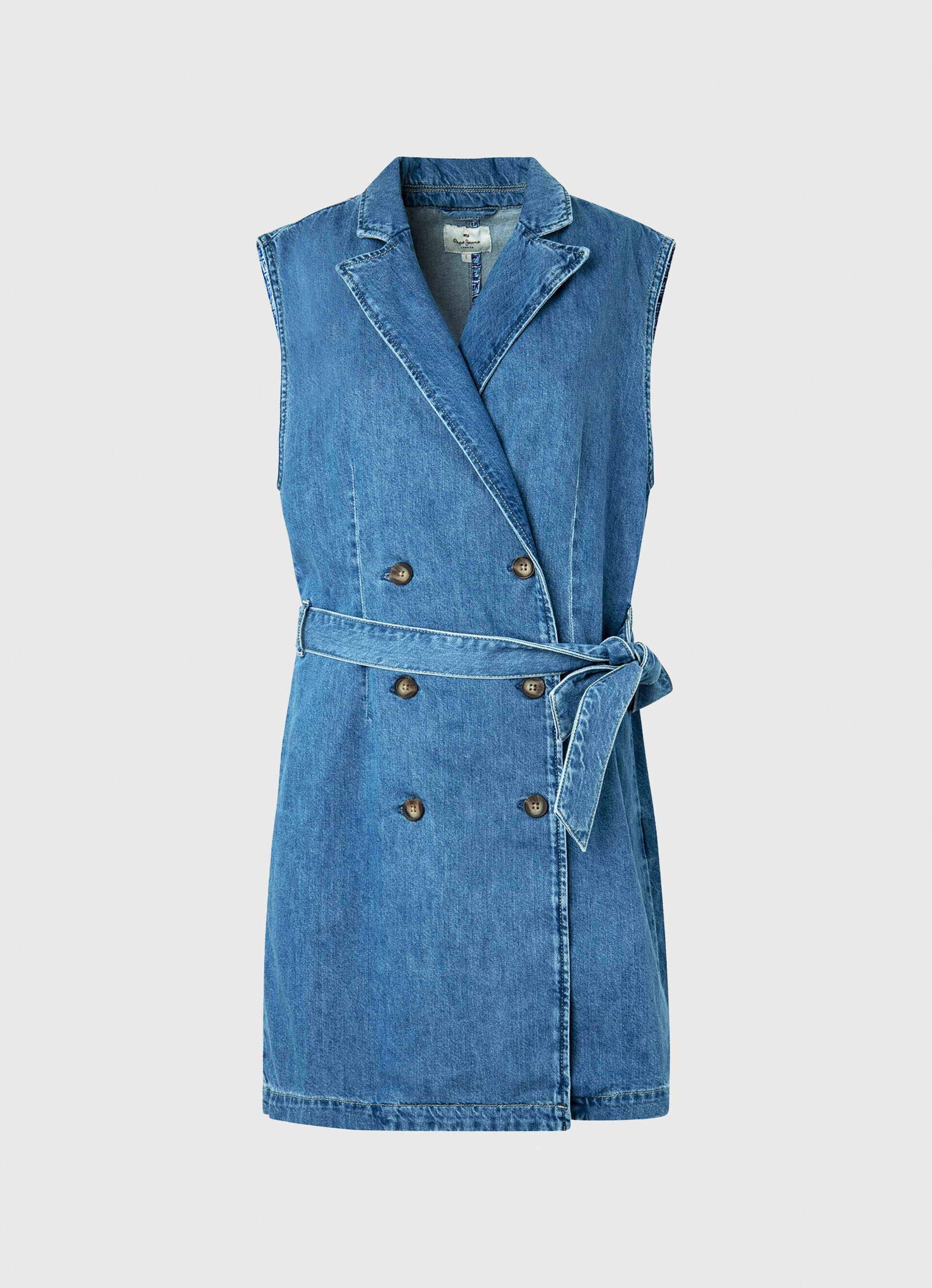 VESTIDO CURTO CARMEN JEANS - jeans