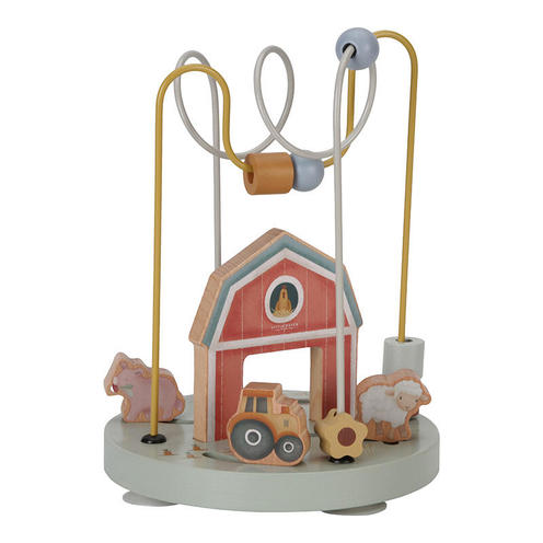 Boulier spirale en bois FSC - Little Farm - LITTLE DUTCH