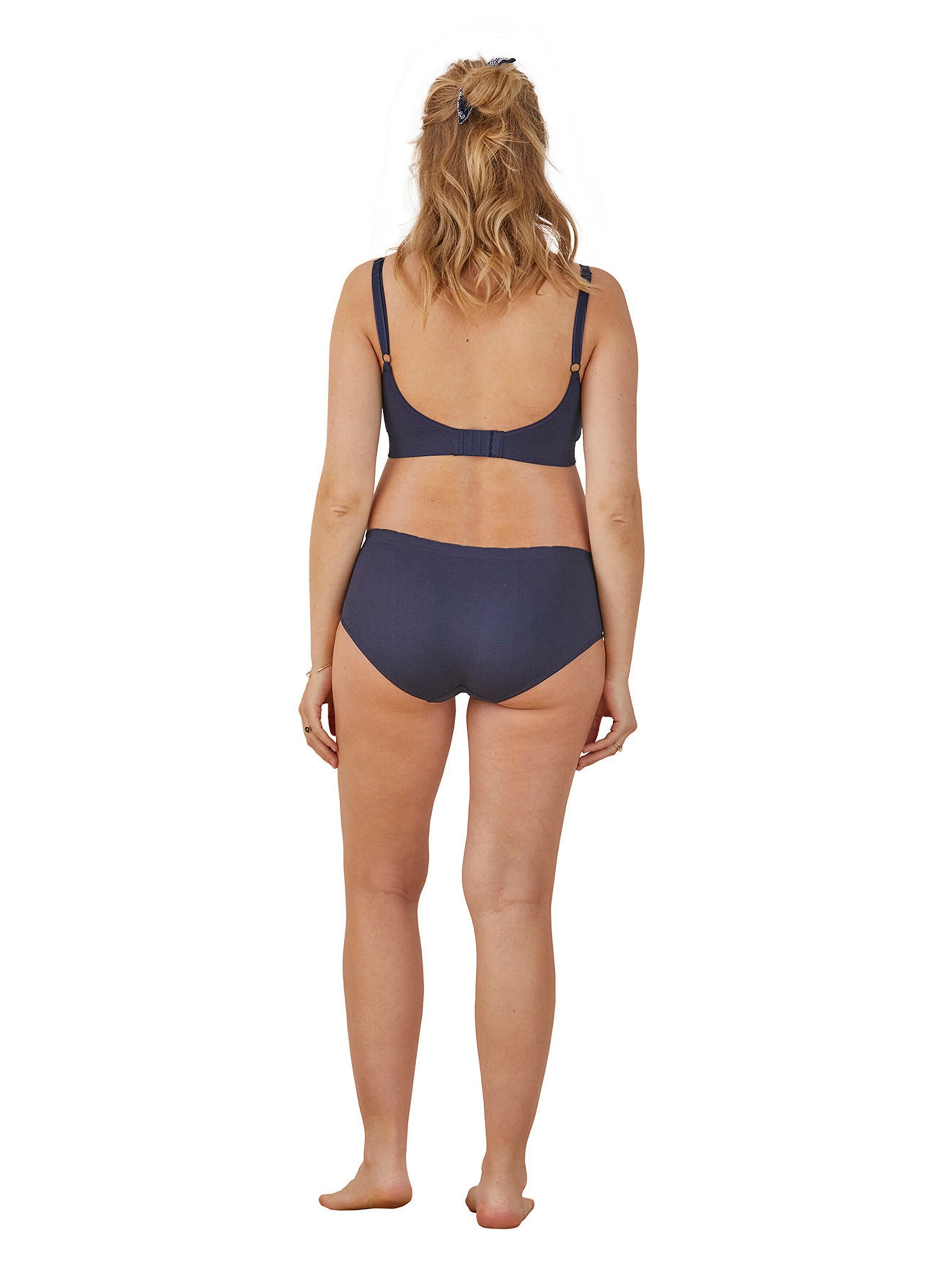Vertbaudet Bügelloses Still-Bustier, Spitze nachtblau