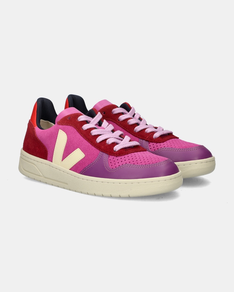 Veja V-10 Lage sneakers  - roze