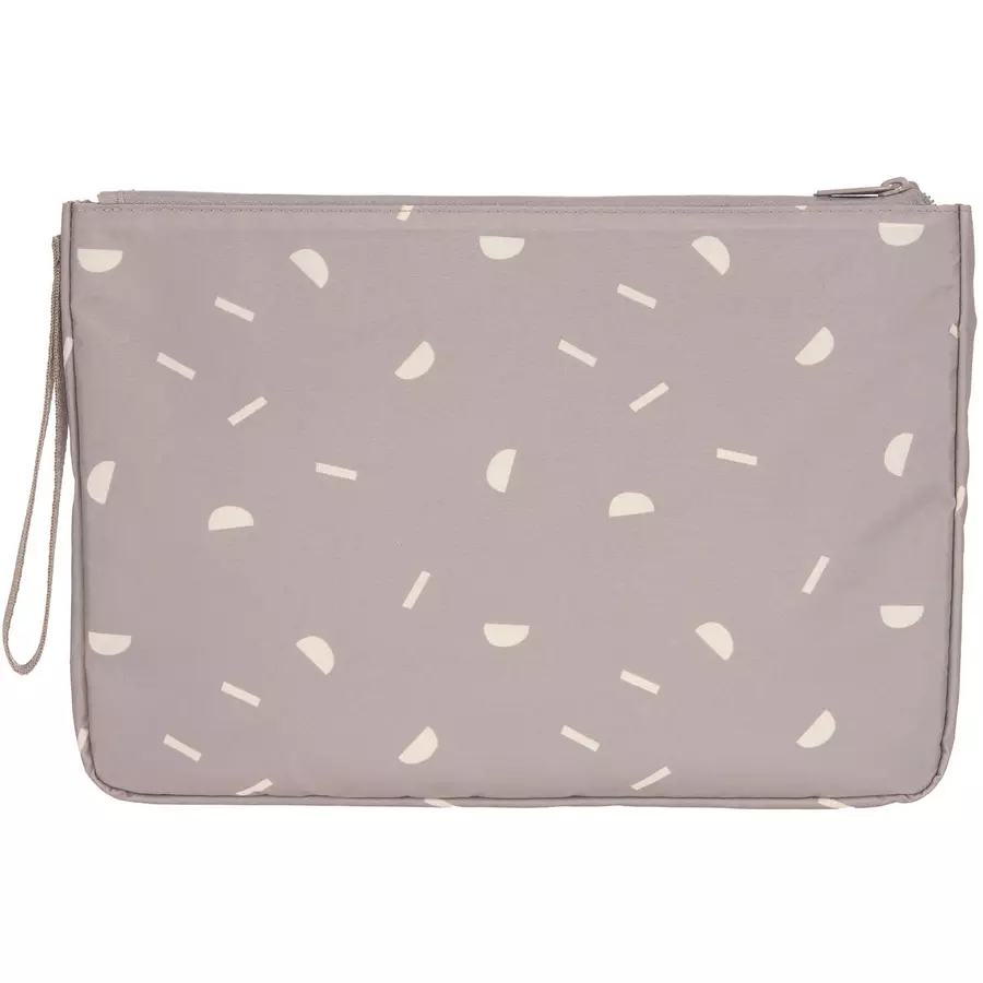 LÄSSIG Windeltasche Casual Changing Organizer Blocks taupe