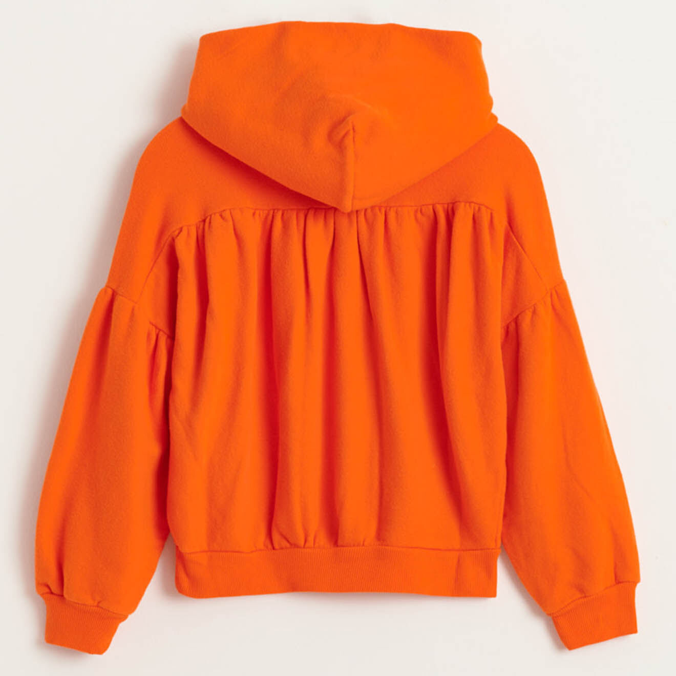 Bellerose Sweat à capuche en Coton Vania orange