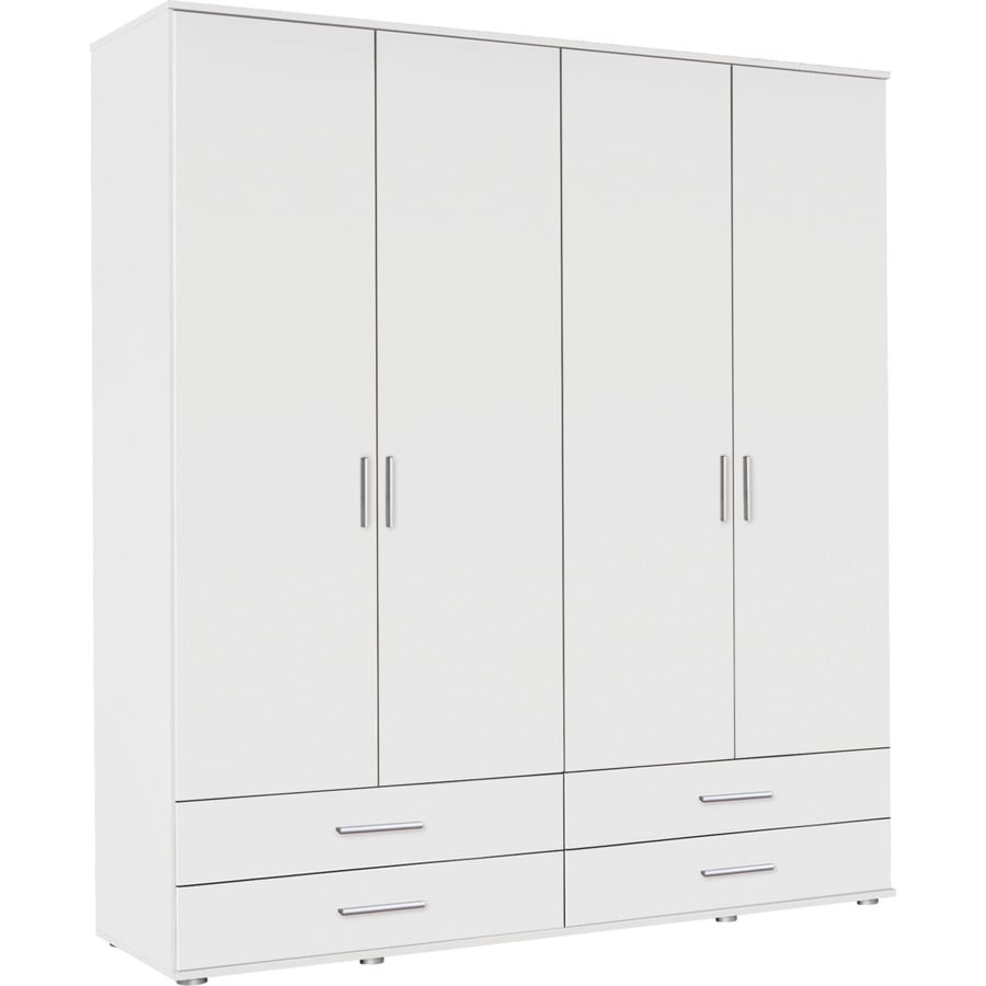 Drehtürenschrank Rasant Dekor Eiche Sonoma 127 x 188 x 52 cm, mit Spiegel