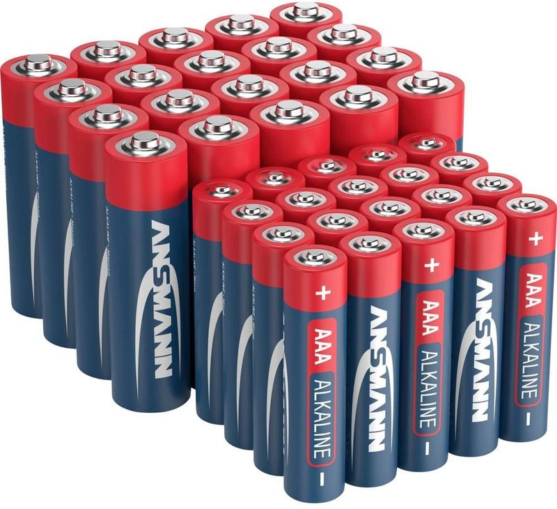 Ansmann Batterijset - AAA - AA - 40 stuks