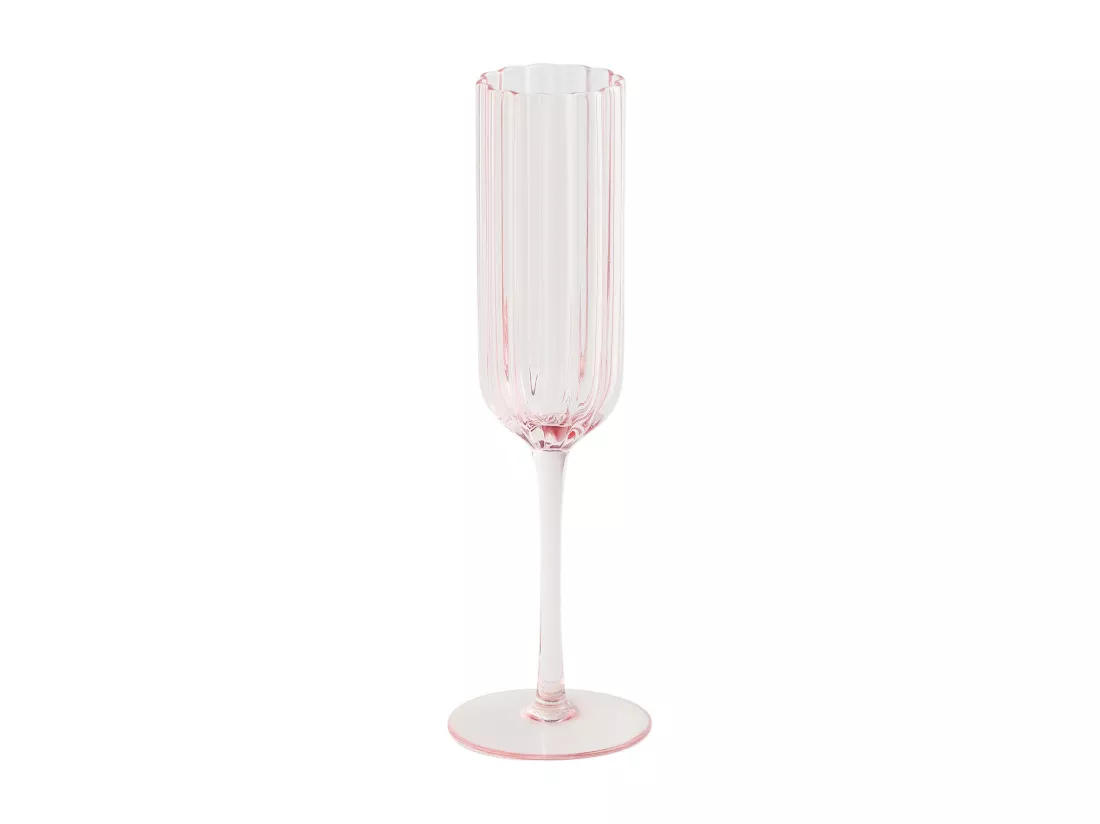 Verre À Champagne Vittoria Rose Pâle 23.2 x 7