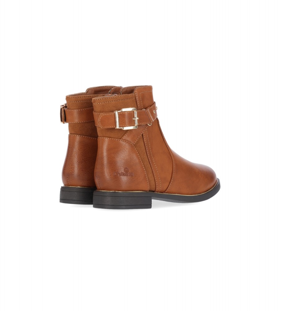 Botas infantis Chika10 Carisa 20 marrom claro