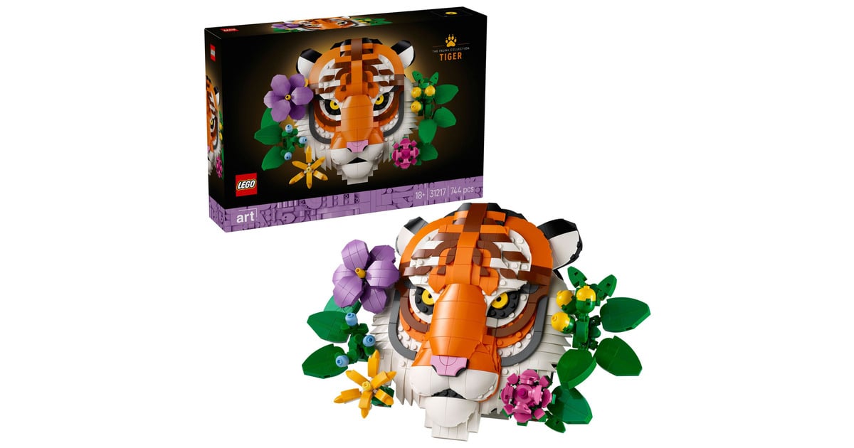 LEGOArt - De Faunacollectie – Tijger Constructiespeelgoed  (31217)