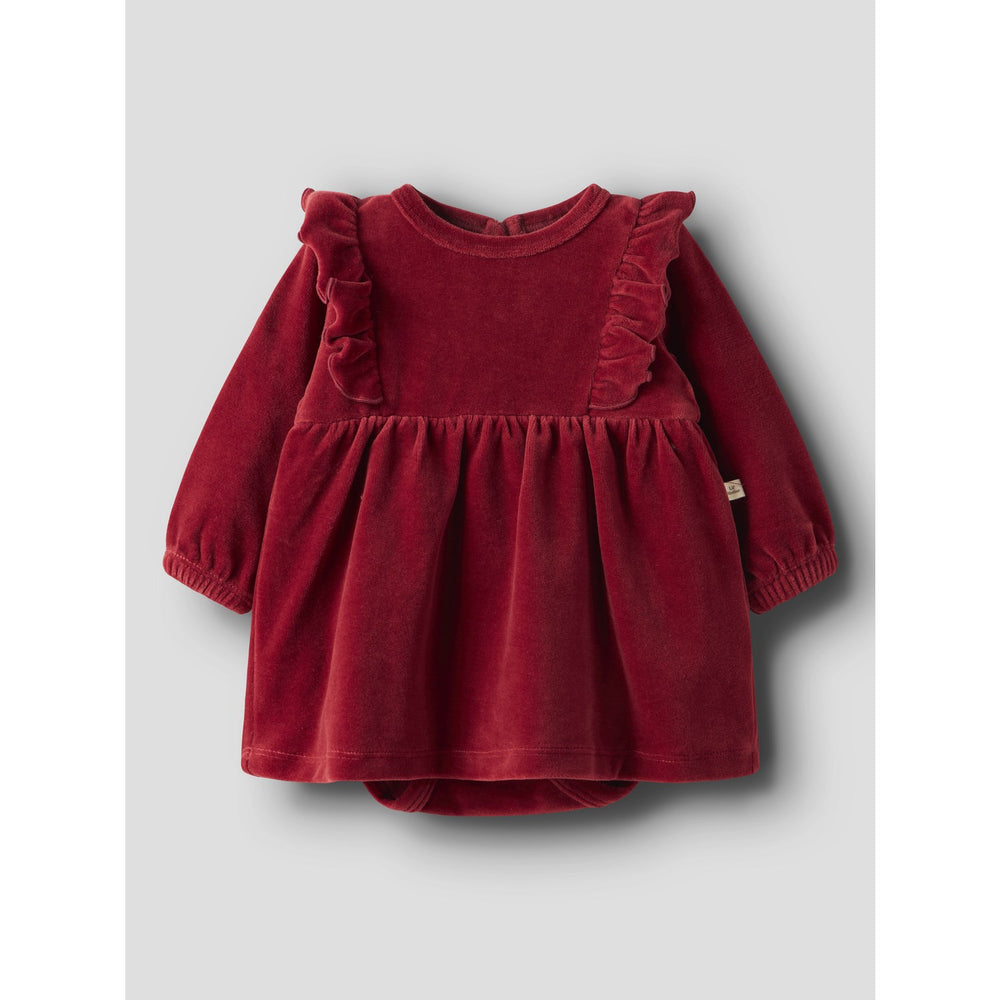Køb Lil'Atelier Red Dahlia Nbfsaga Sag Ls Body Kjole Lil