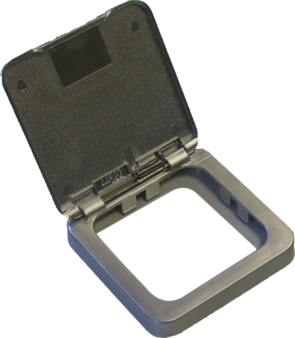 Inprojal System 30.000 Rahmen einfach mit Klappdeckel 60 x 60 mm