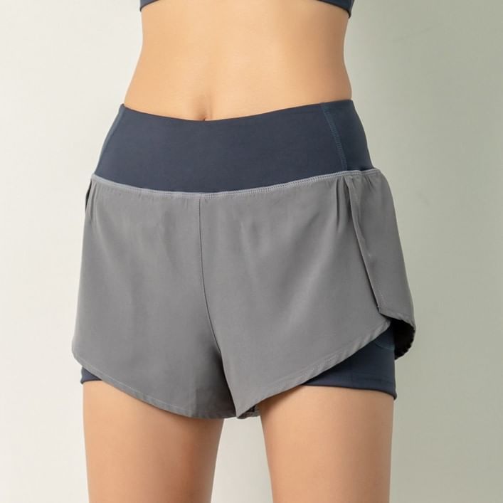 Bolgivy - Hoge taille sweatshorts