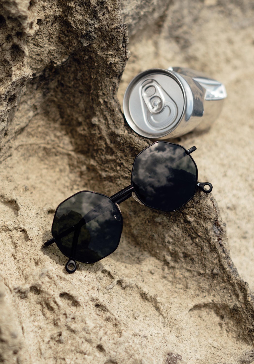Parafina Sonnenbrille Brisa Black/Dark Green