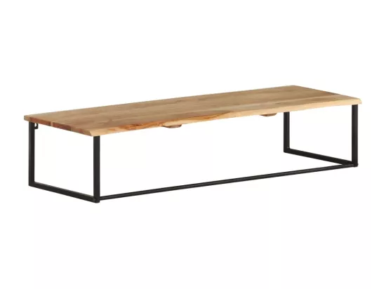 Patère à bord naturel 100x35x22 cm Bois d'acacia massif