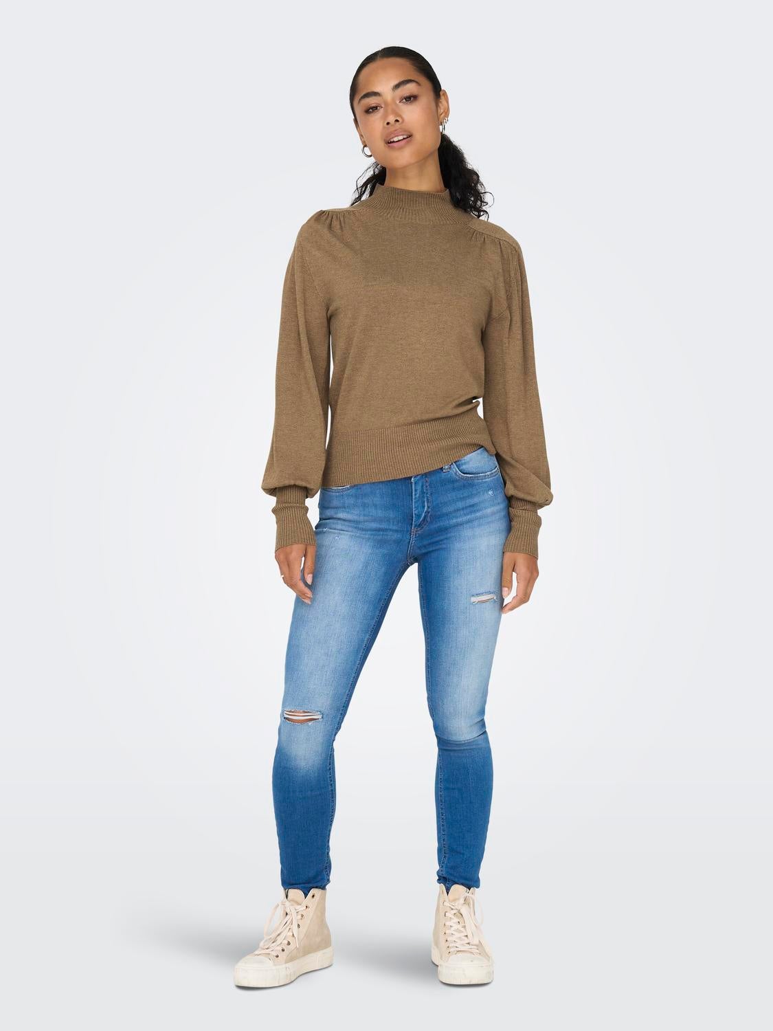 ONLJULIA Strickpullover Toasted Coconut