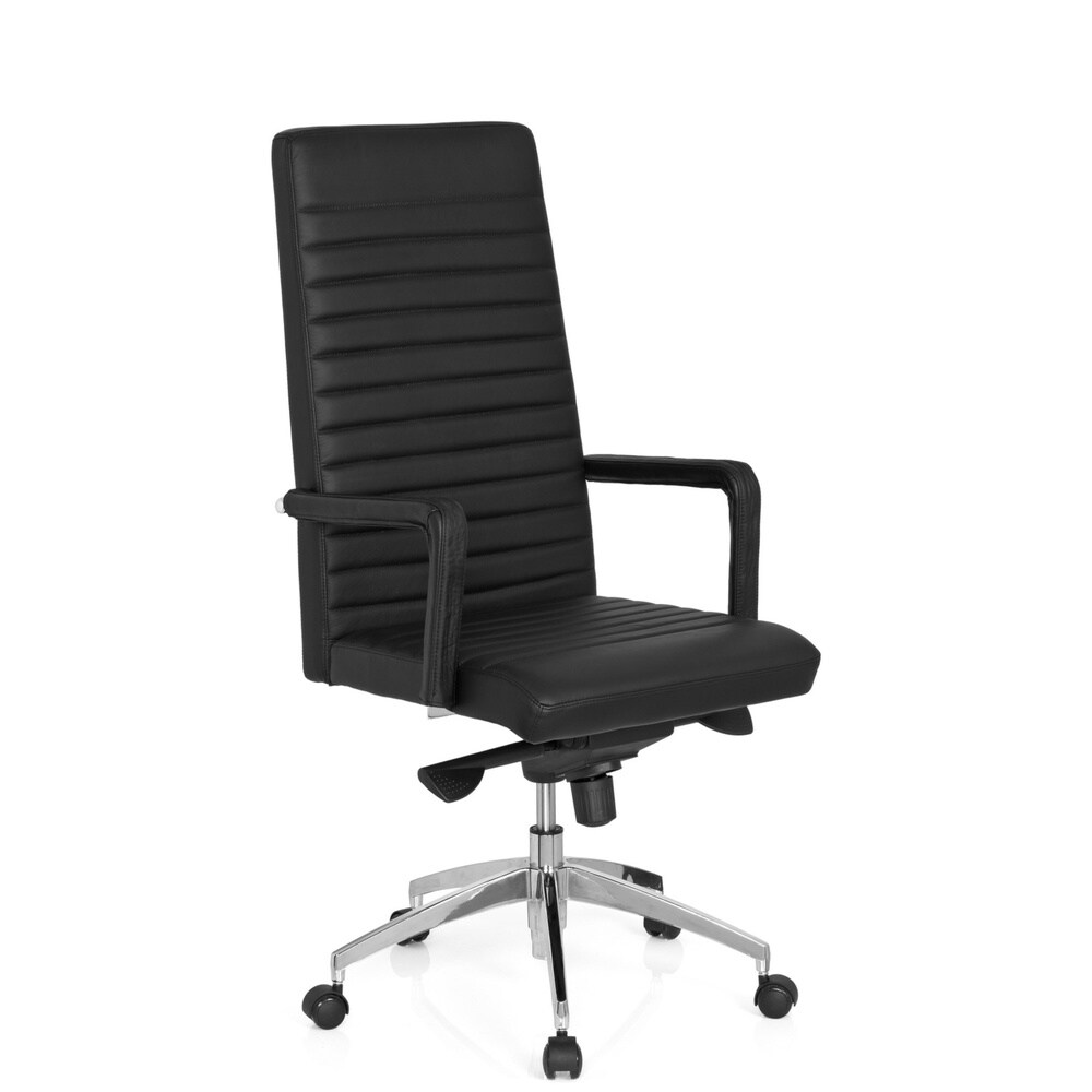 Profi Chefsessel LENGA Leder mit Armlehnen hjh OFFICE