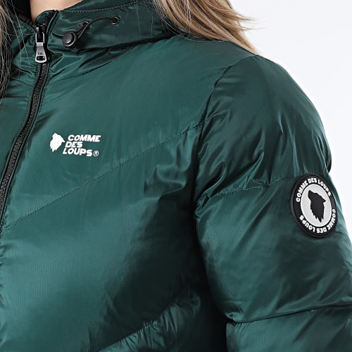 Doudoune Capuche Chauffante Femme York Vert