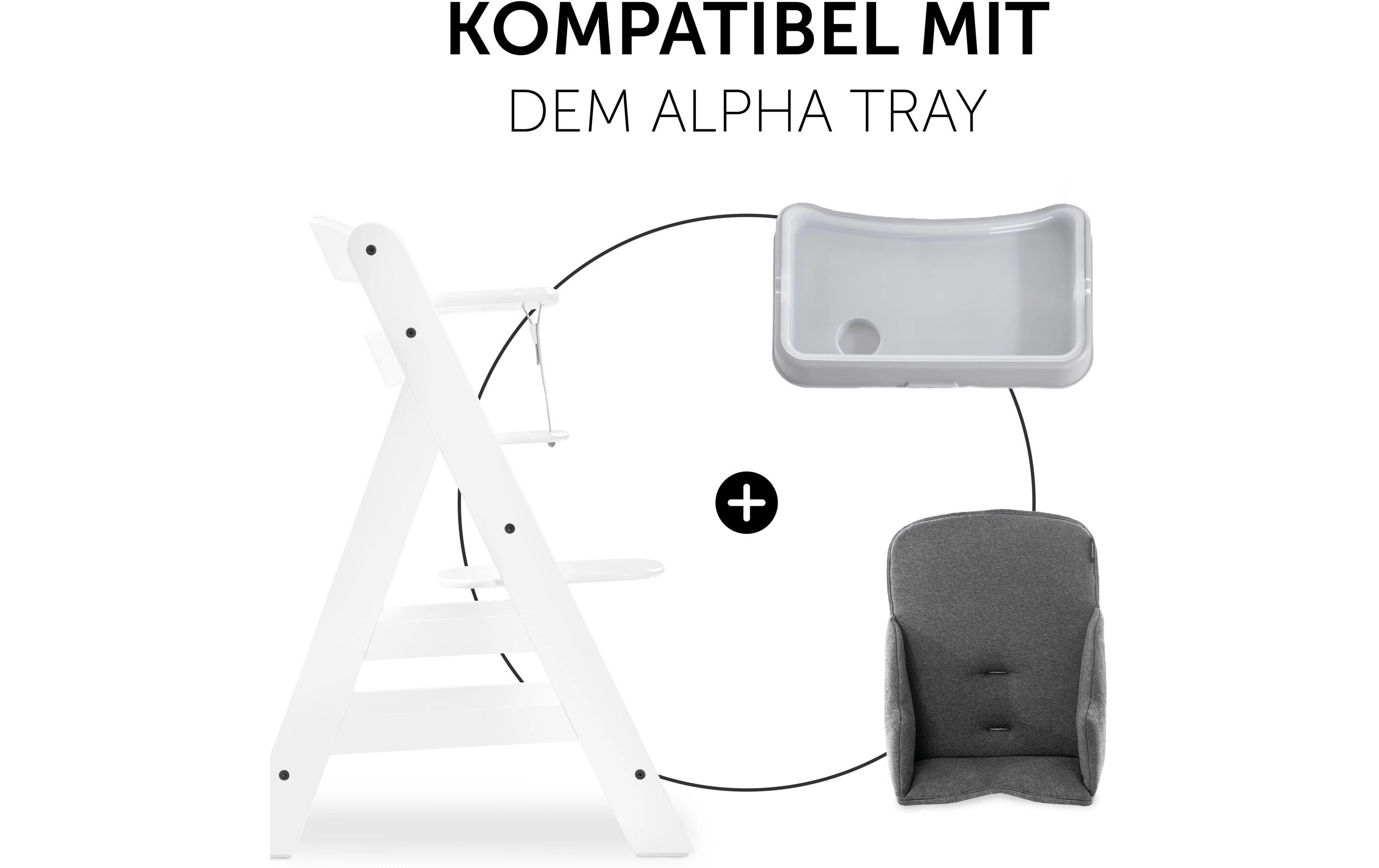Sitzverkleinerer Alpha Cosy Select Jersey CharcoalPremium Sitzverkleinerer mit stabilen Seiten