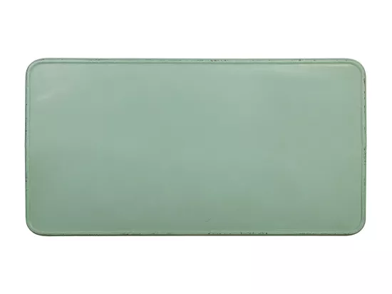 Console en métal vieilli vert 100x52x76