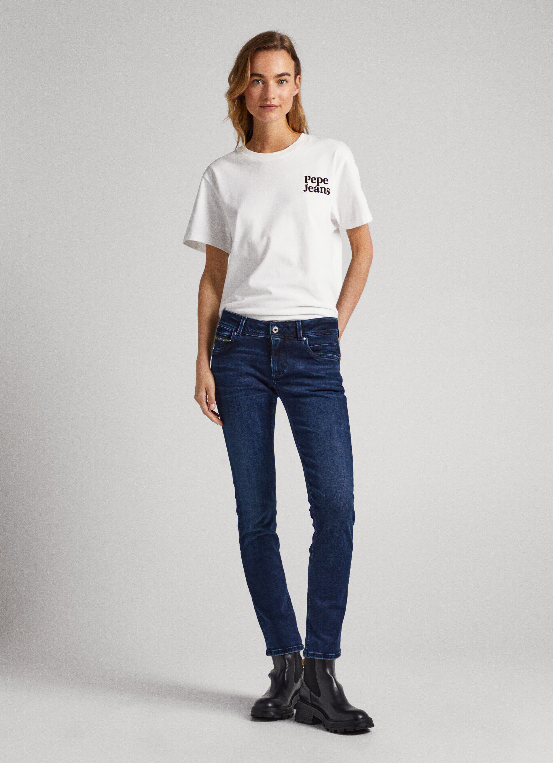 Calça jeans New Brooke Regular Medium Rise - jeans