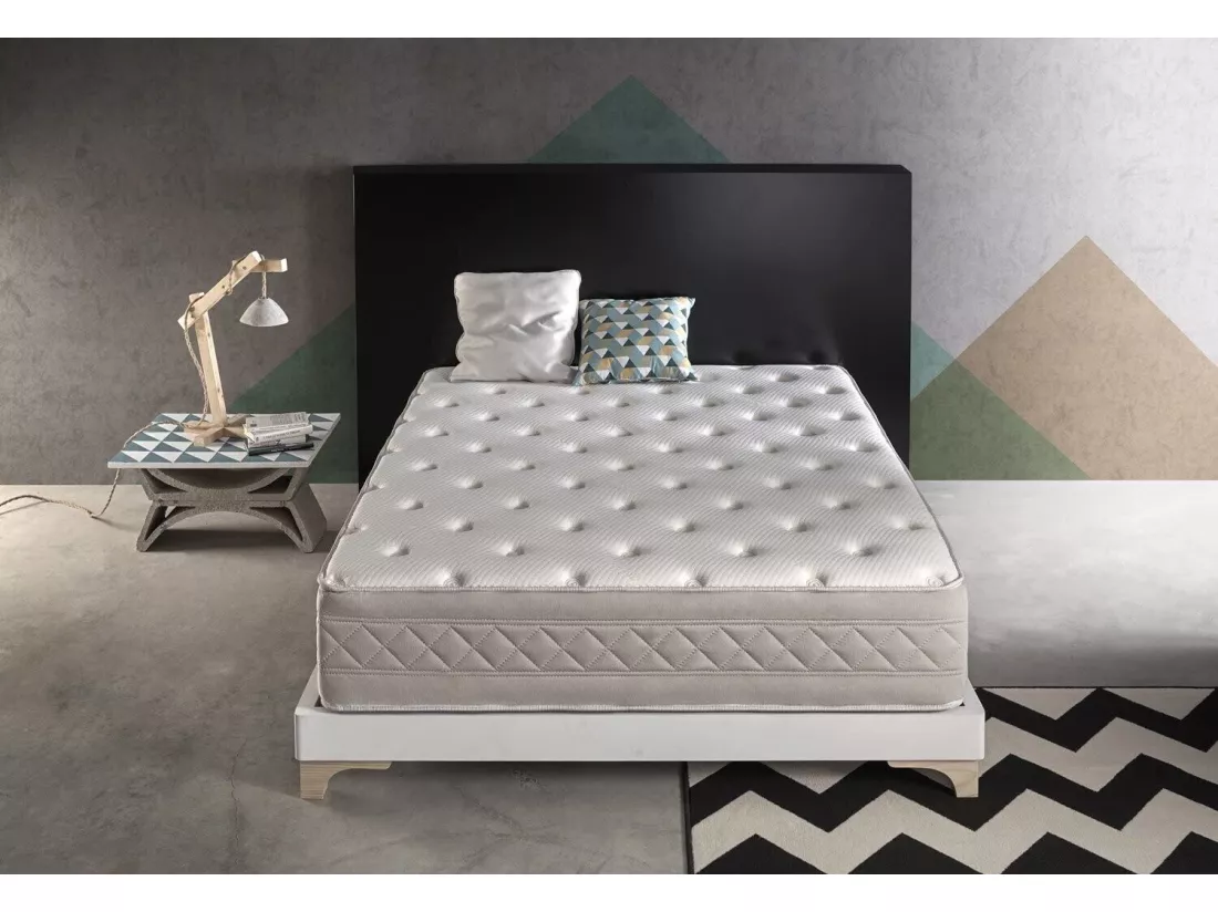 Matelas 180x200 crystal royalty® | mousse mémoire de forme | épaisseur 30 cm | ferme - 11 zones de confort