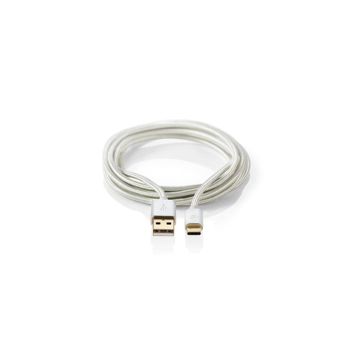 USB 2.0-Kabel for Synkronisering, Lading og AV-Støtte | Gullbelagt 1,0 m | USB-C