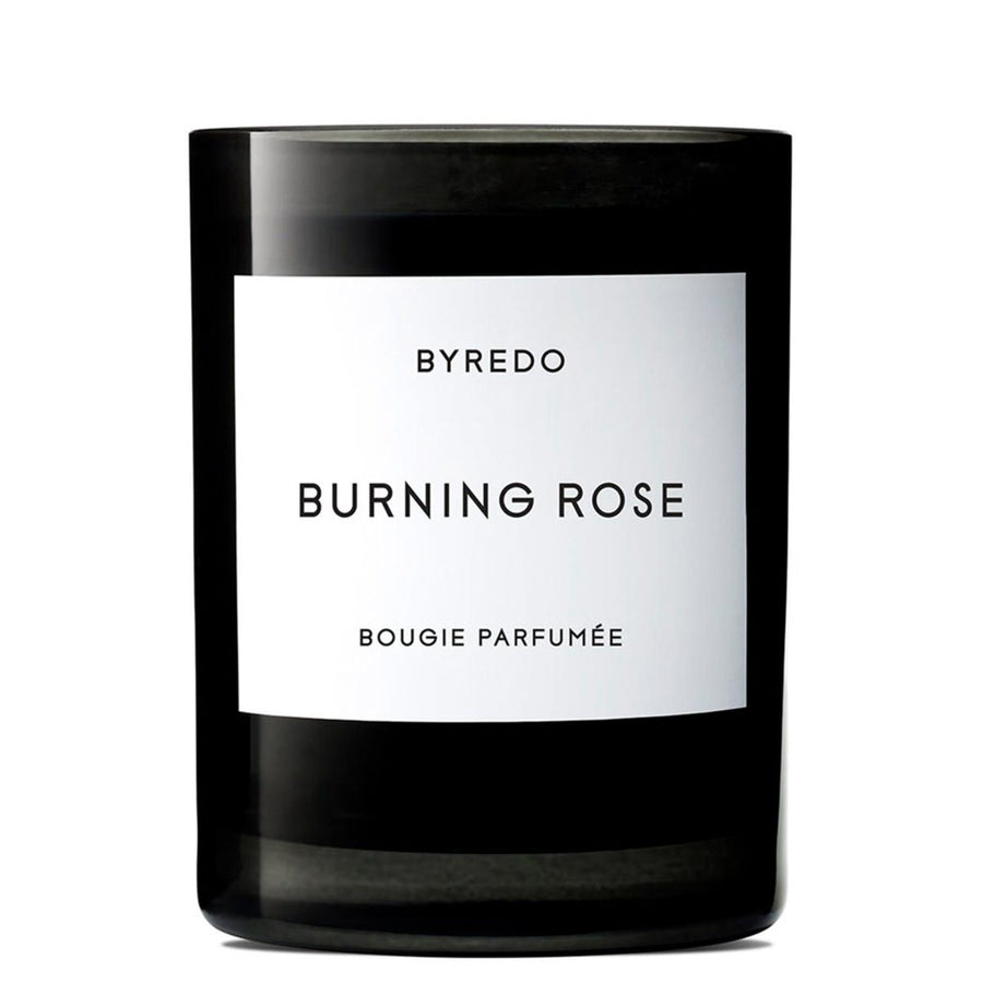 Burning Rose Candle