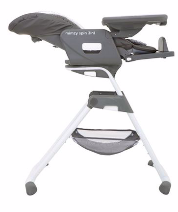 CHAISE HAUTE REGLABLE MIMZY SPIN 3 IN 1 TILE - Gris