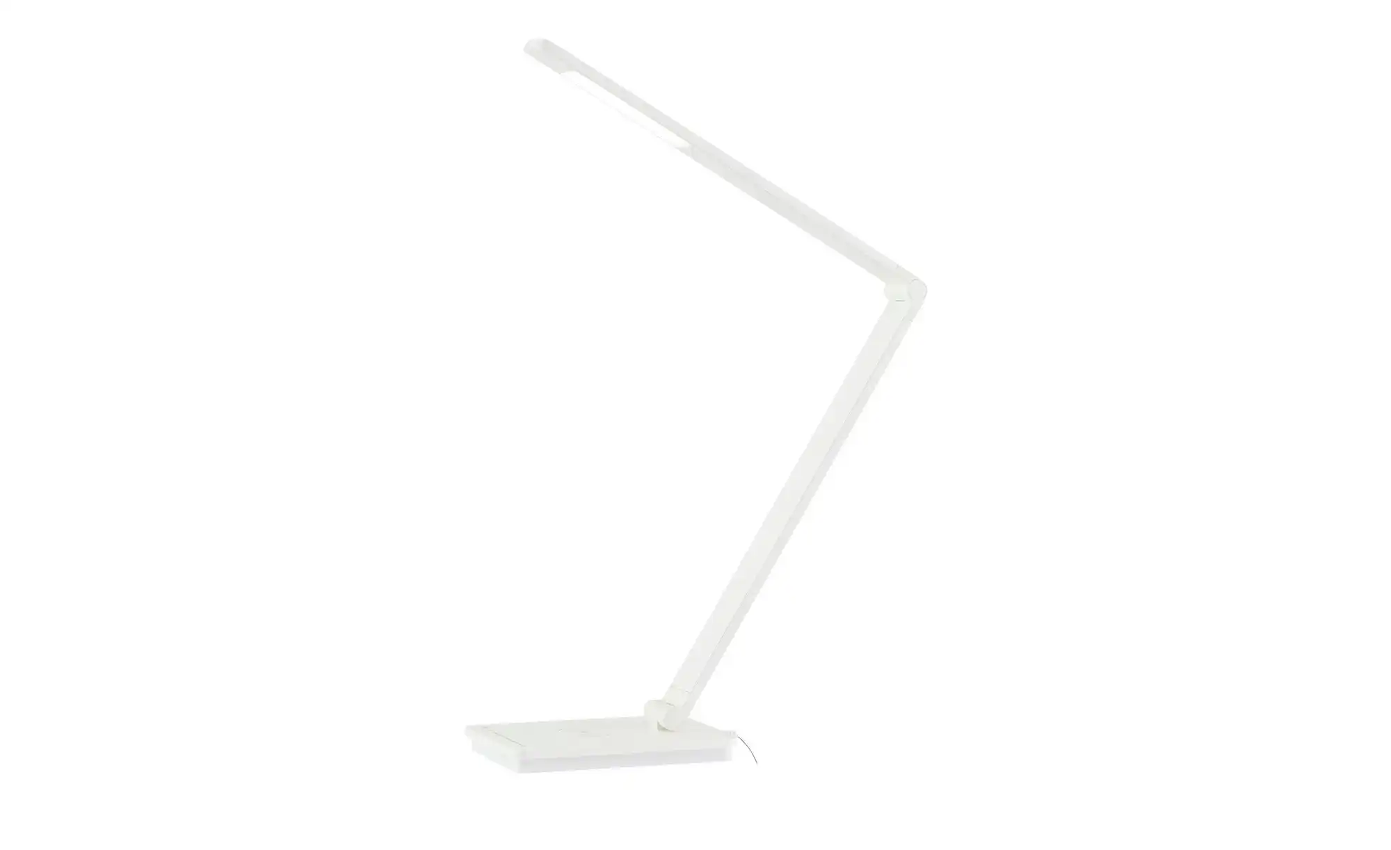 KHG LED-Tischleuchte, weiß mit Qi-Charger