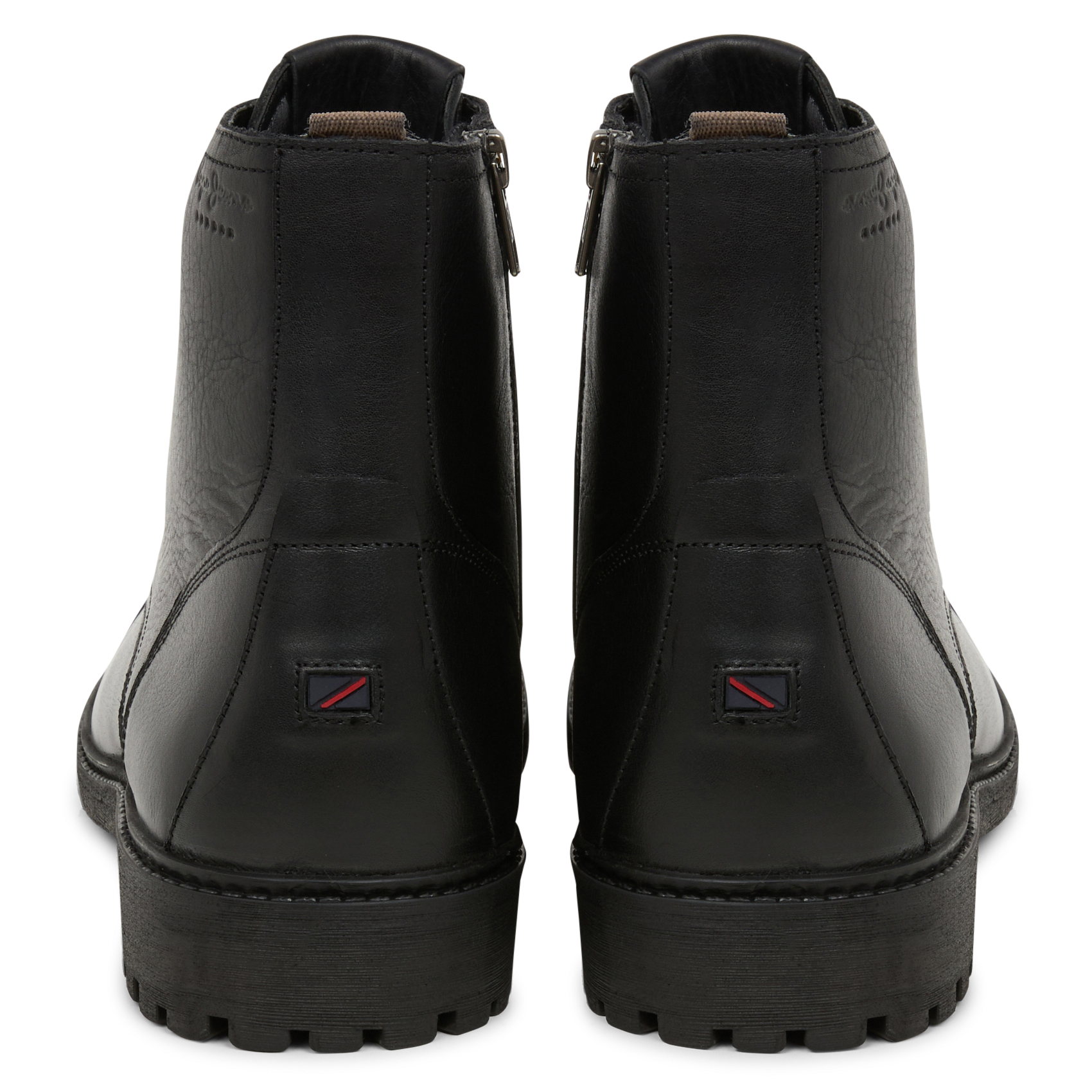 FRED LAND - Boots crantées en cuir| Noir