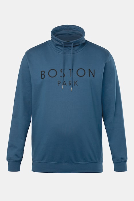 Boston Park Sweatshirt, Stehkragen, Schriftzug