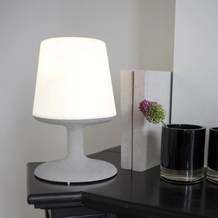 Koziol - Light to go Akku-Tischleuchte, organic grey