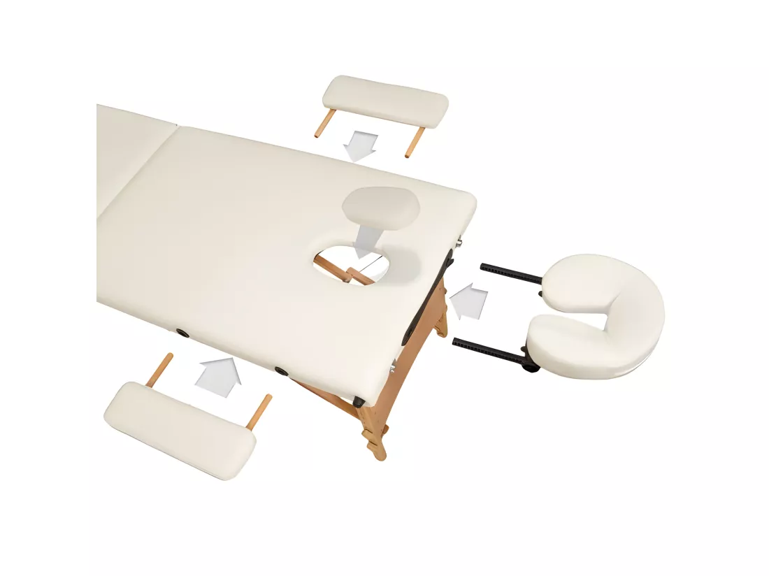 Table de massage crème crème 210 x 95 x 84 cm 08_0000462