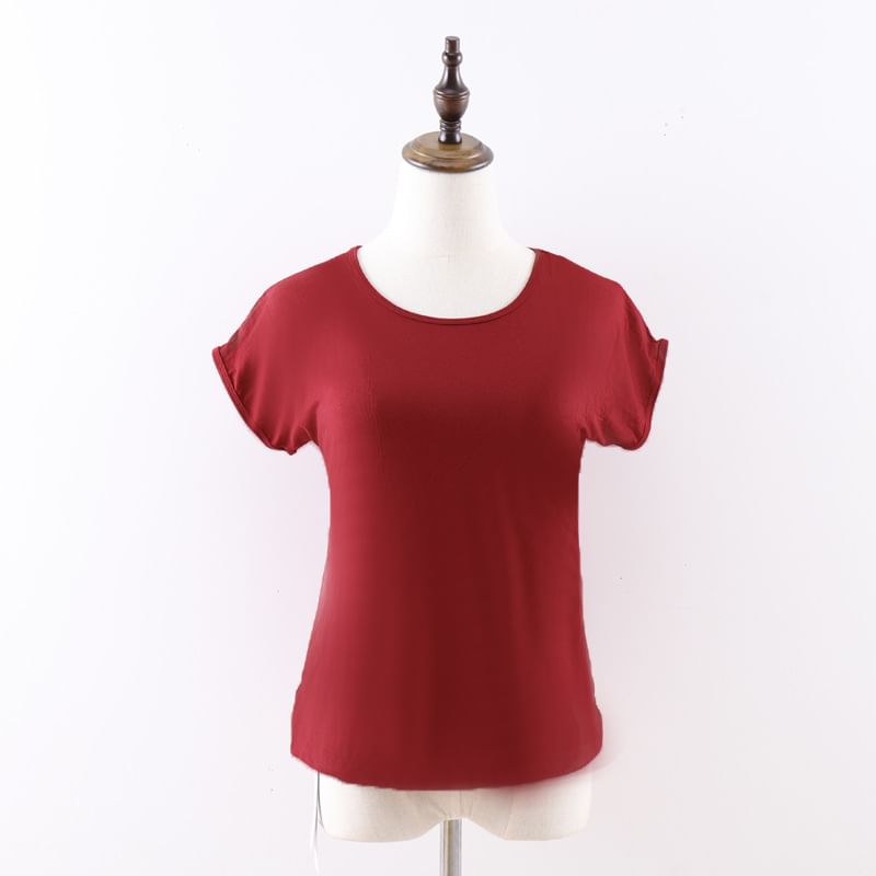 Cossita - Effen dans-T-shirt met korte mouwen