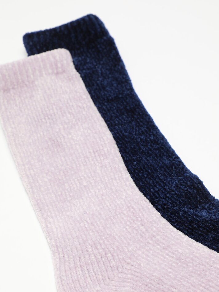 Pacote com 2 pares de meias - Rosa