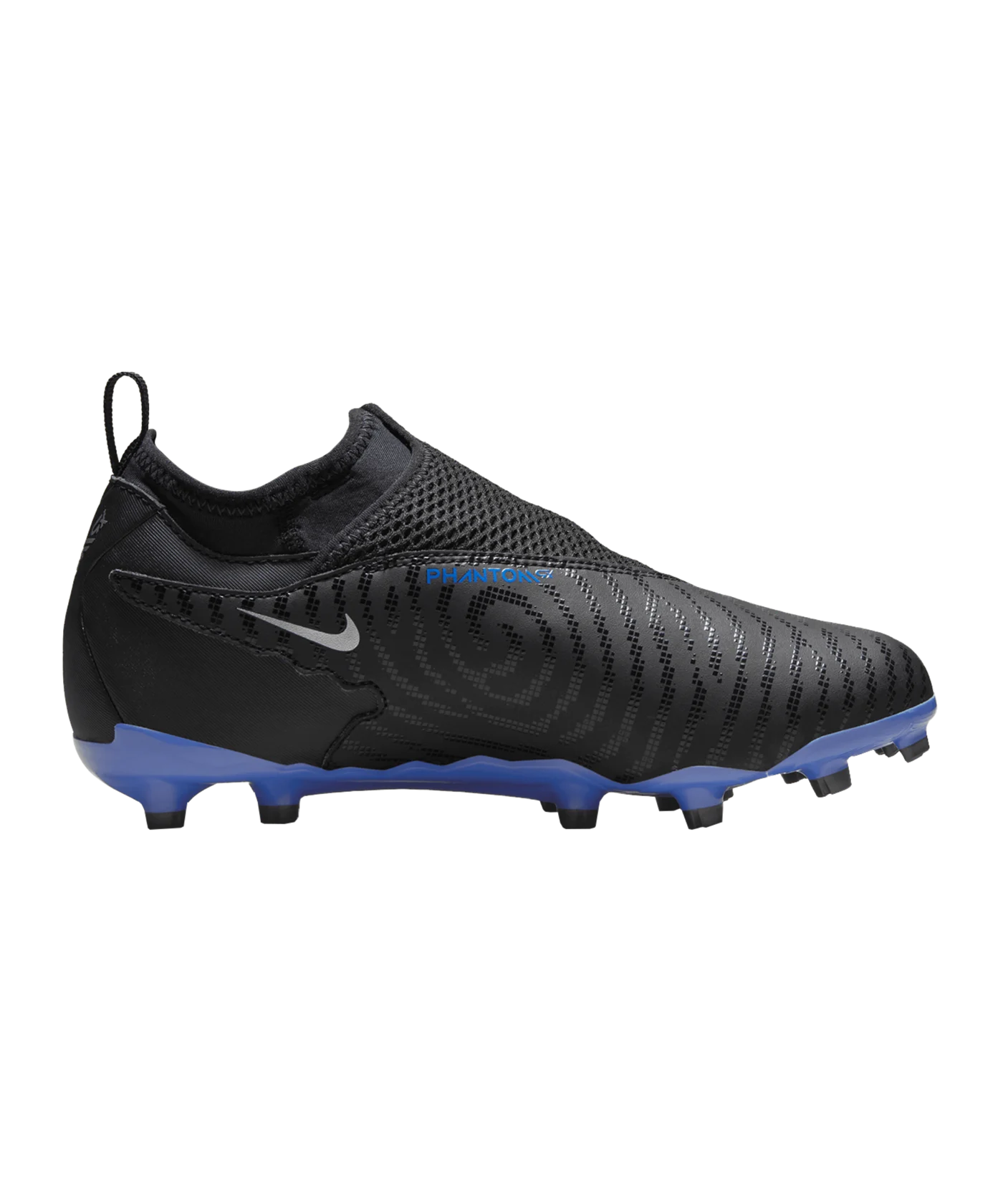 Nike Jr Phantom GX Academy DF FG/MG Shadow Kids Schwarz Silber Blau F040