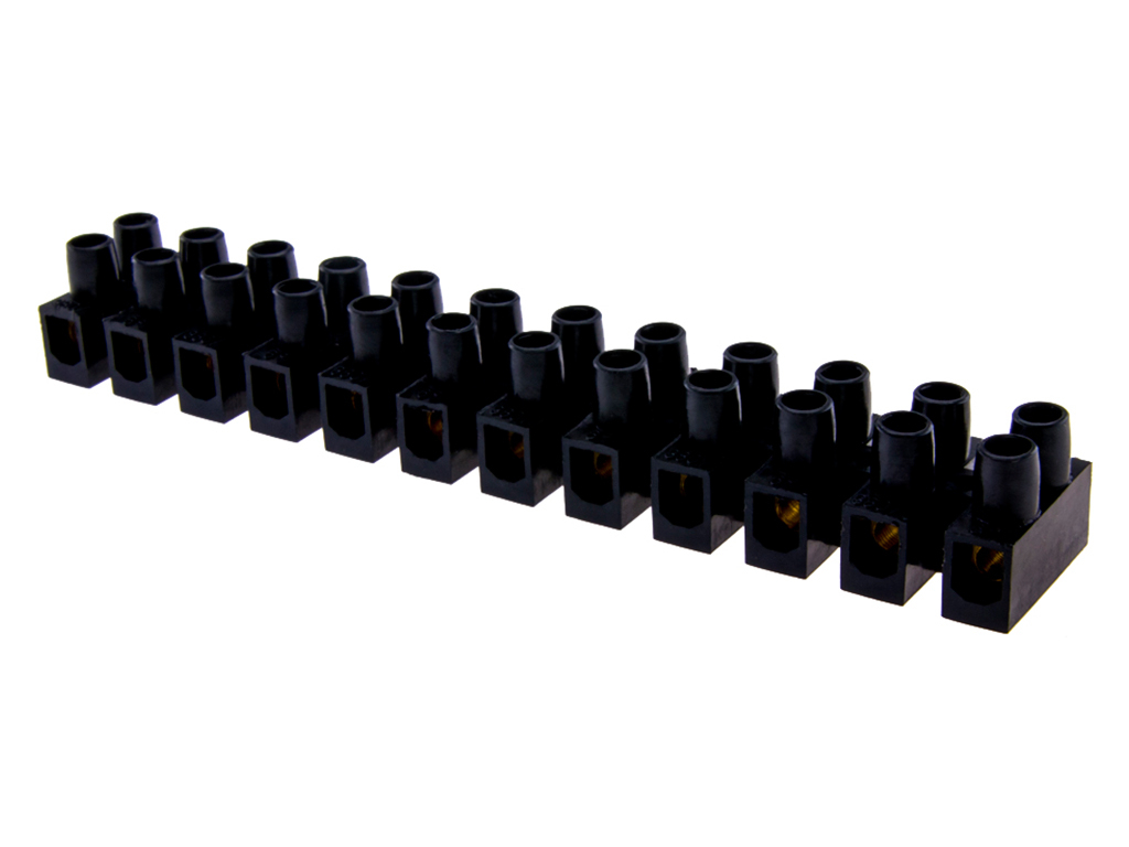 BBA kroonsteenstrip 12-polig - black