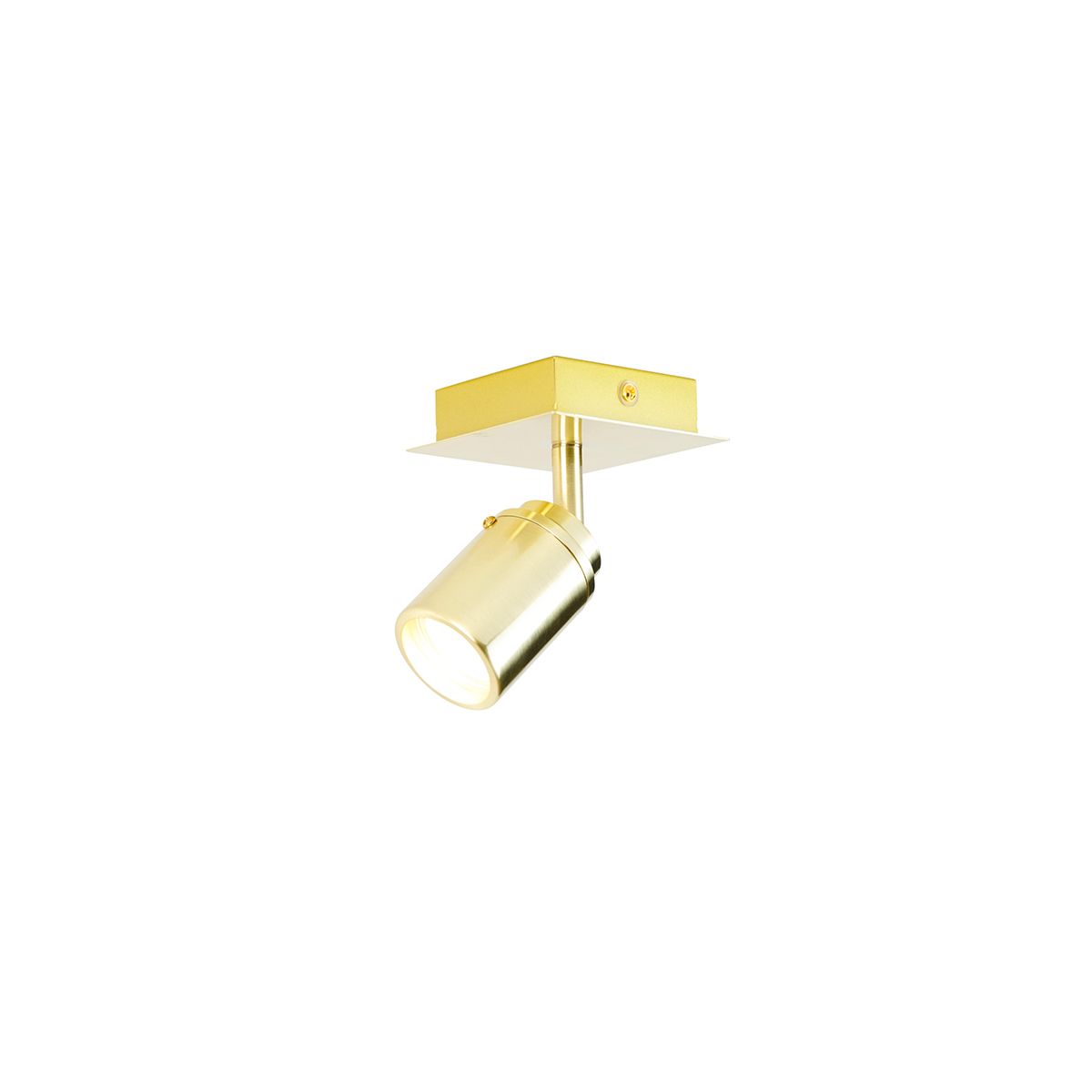 Moderne badkamer spot messing vierkant IP44 - Ducha