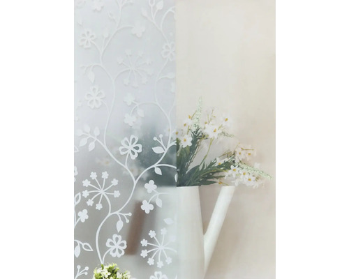 dc-fix® statische glasdecoratiefolie Tord wit 45x150 cm
