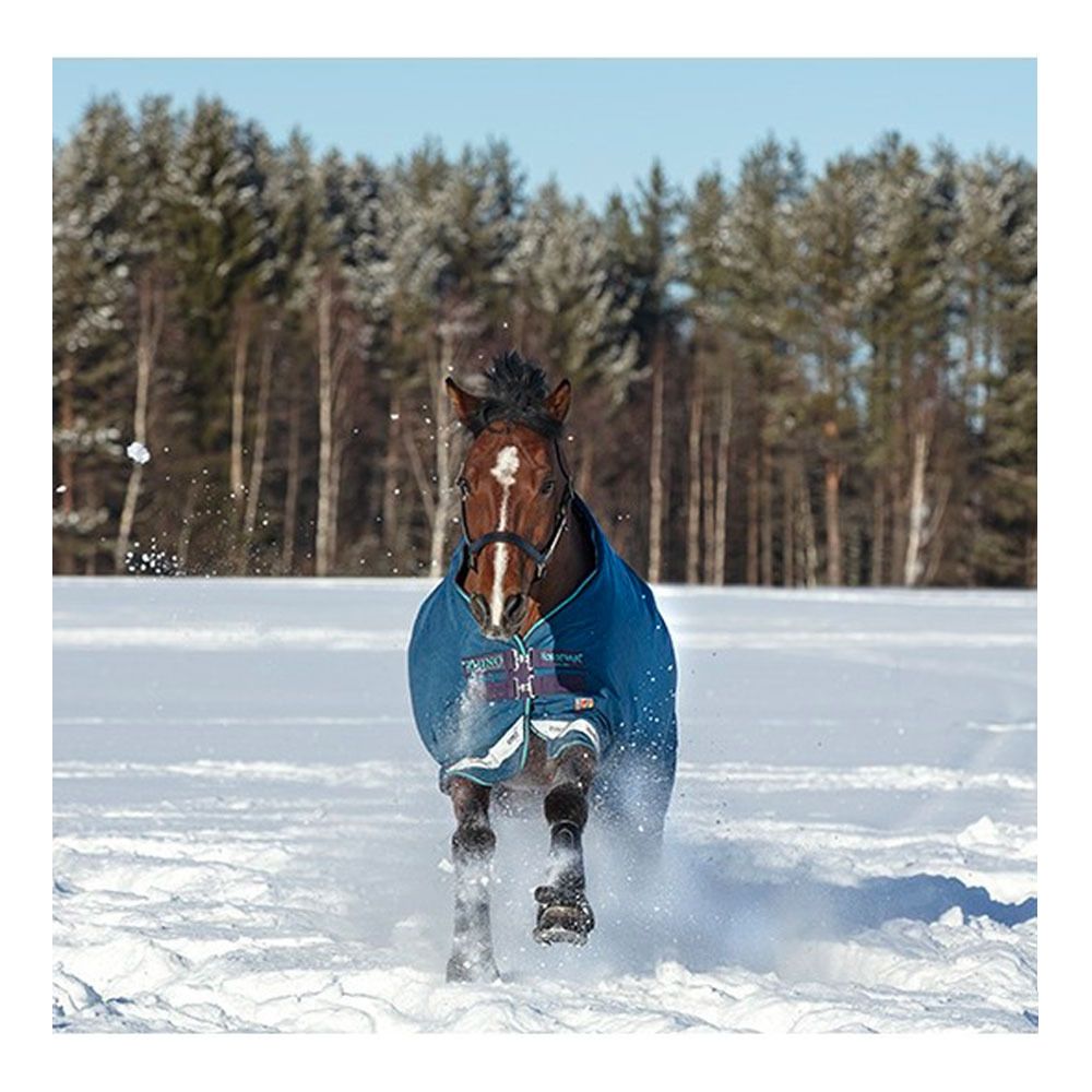 Horseware RHINO ORIGINAL VARI-LAYER 250G - Couverture de paddock navy/grey/aqua/grey