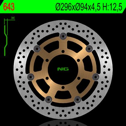 Disque de frein Rond NG flottant