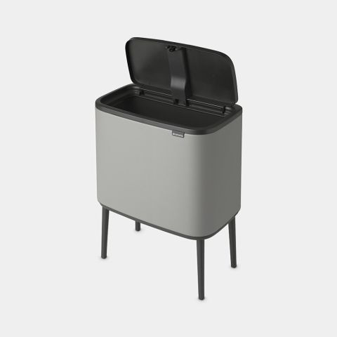 Bo Touch Bin 36 liter - Mineral Concrete Grey