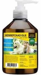 Utopia diertotaal hennepzaadolie met pompje - 1 LTR