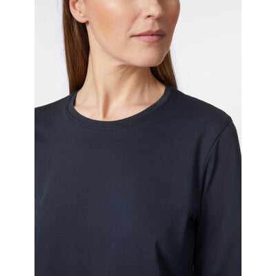 Damen-Langarmshirt, Dunkelblau