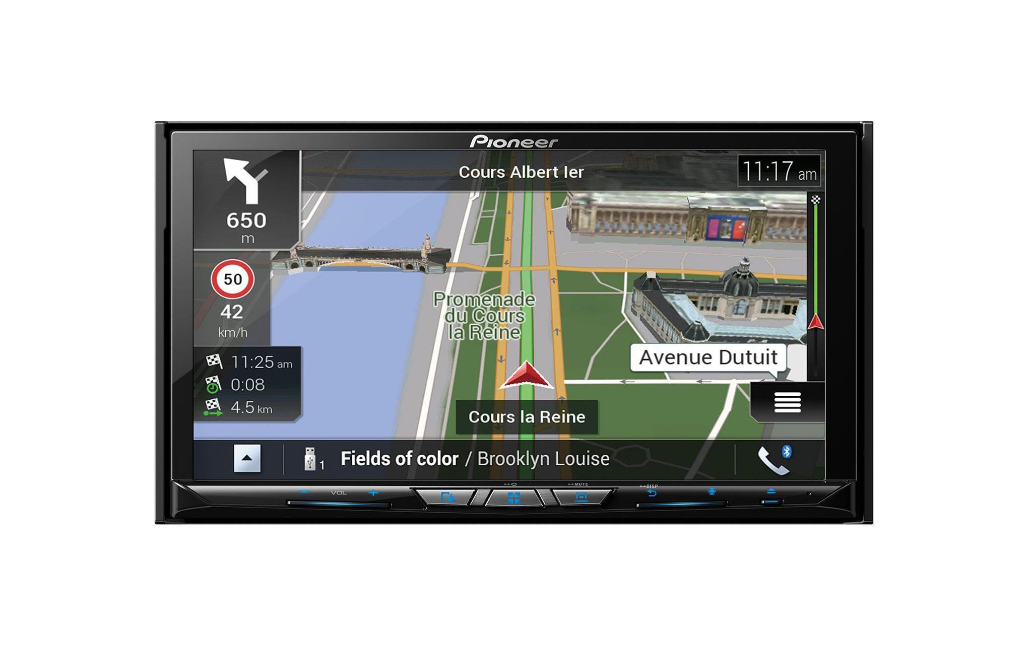 Moniceiver AVIC-Z830DAB 2 DIN<br>Wi-Fi-fähiges Mediacentern mit Navigation