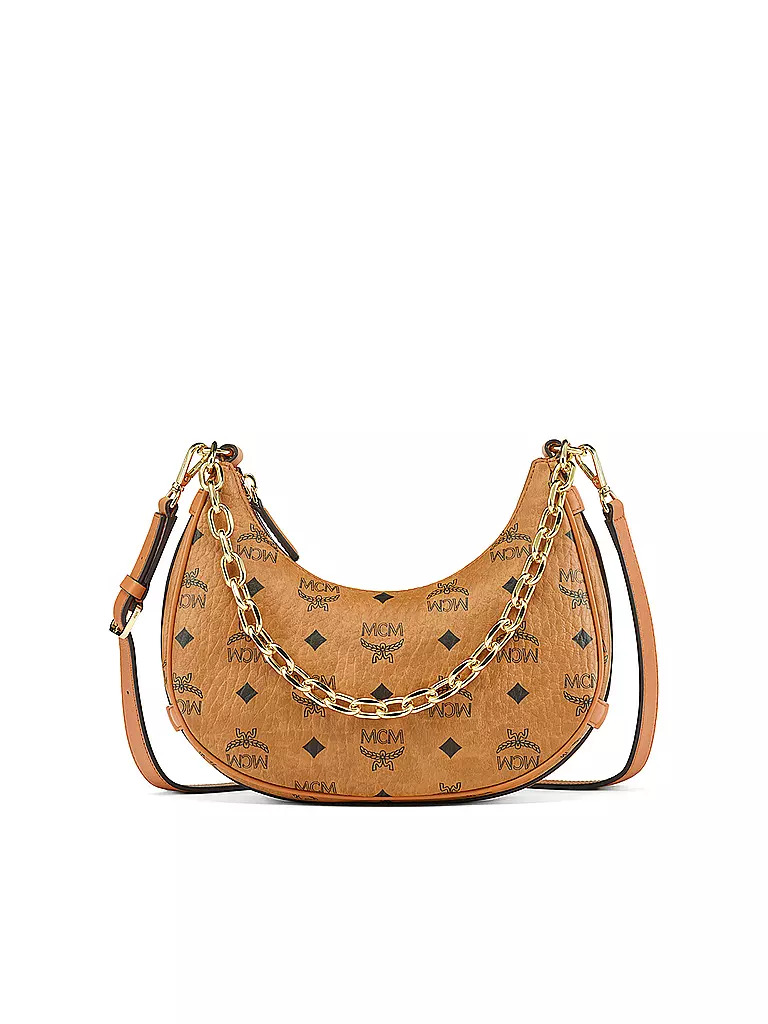 MCM Ledertasche - Hobo Bag AREN Small braun
