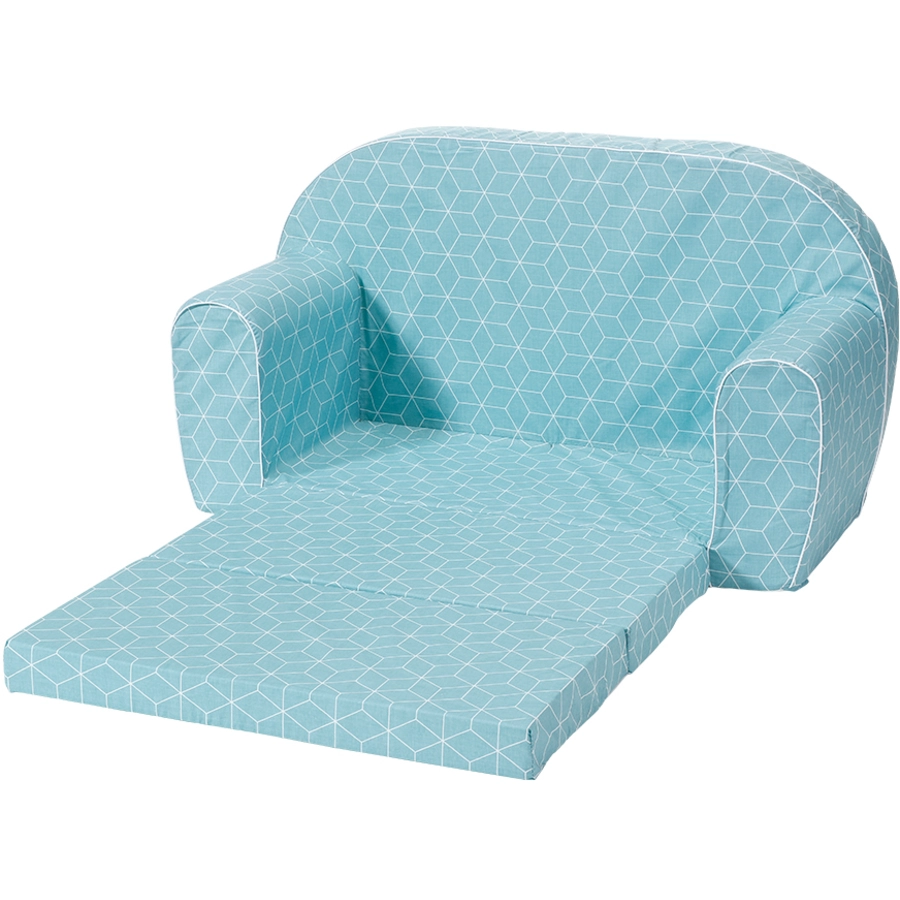 knorr toys® Kindersofa Geo cube neo mint grün